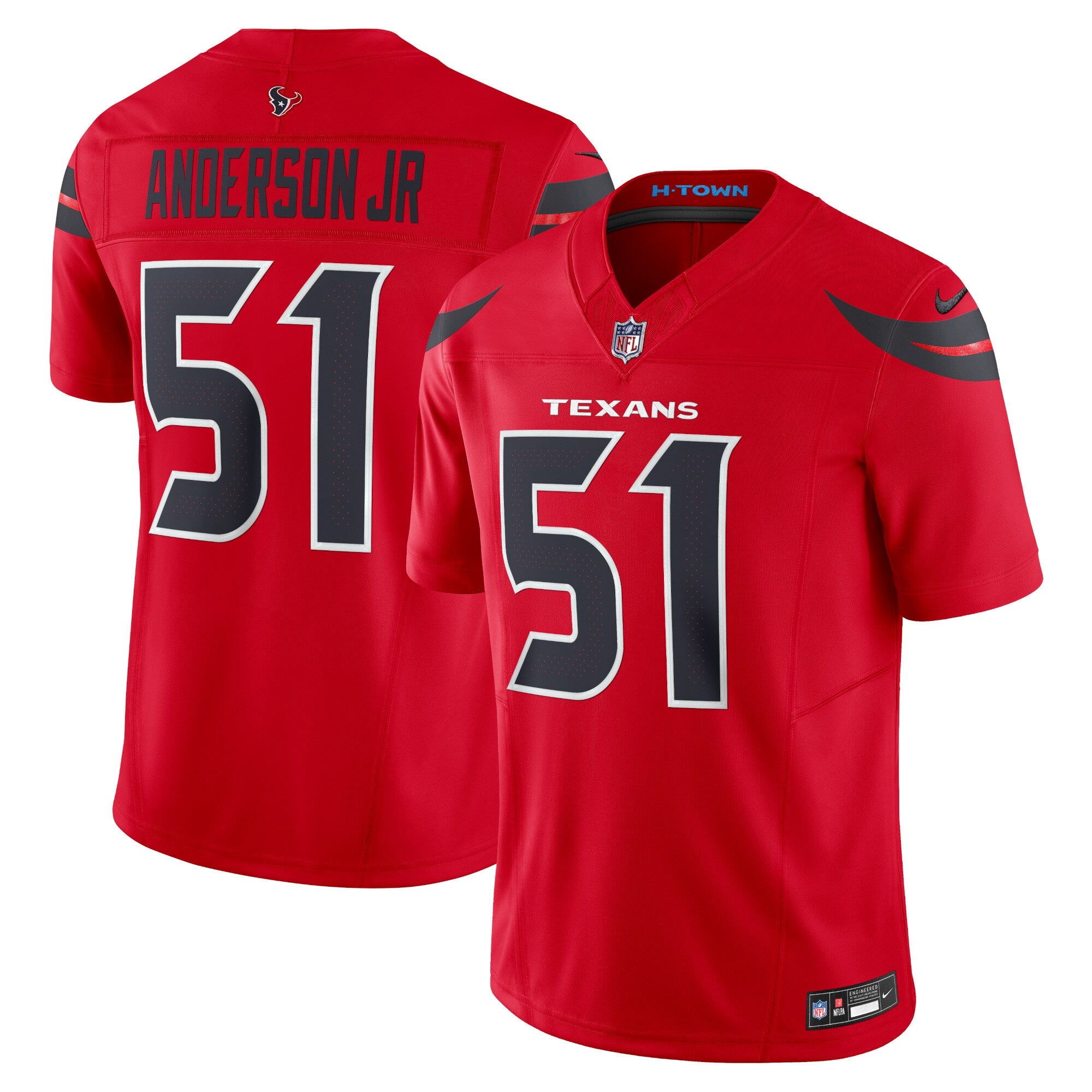 Will Anderson Jr. Houston Texans Alternate Vapor F.U.S.E. Limited Jersey - Red | Stitched Football Jersey TJS2348