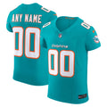 Miami Dolphins Vapor F.U.S.E. Elite Custom Jersey - Aqua | Stitched Football Jersey TJS2255