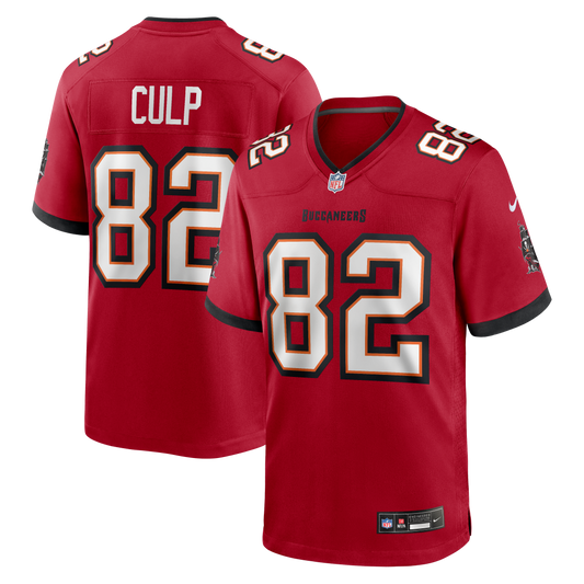 Devin Culp Tampa Bay Buccaneers Game Jersey - Red | Stitched Football Jersey TJS2213