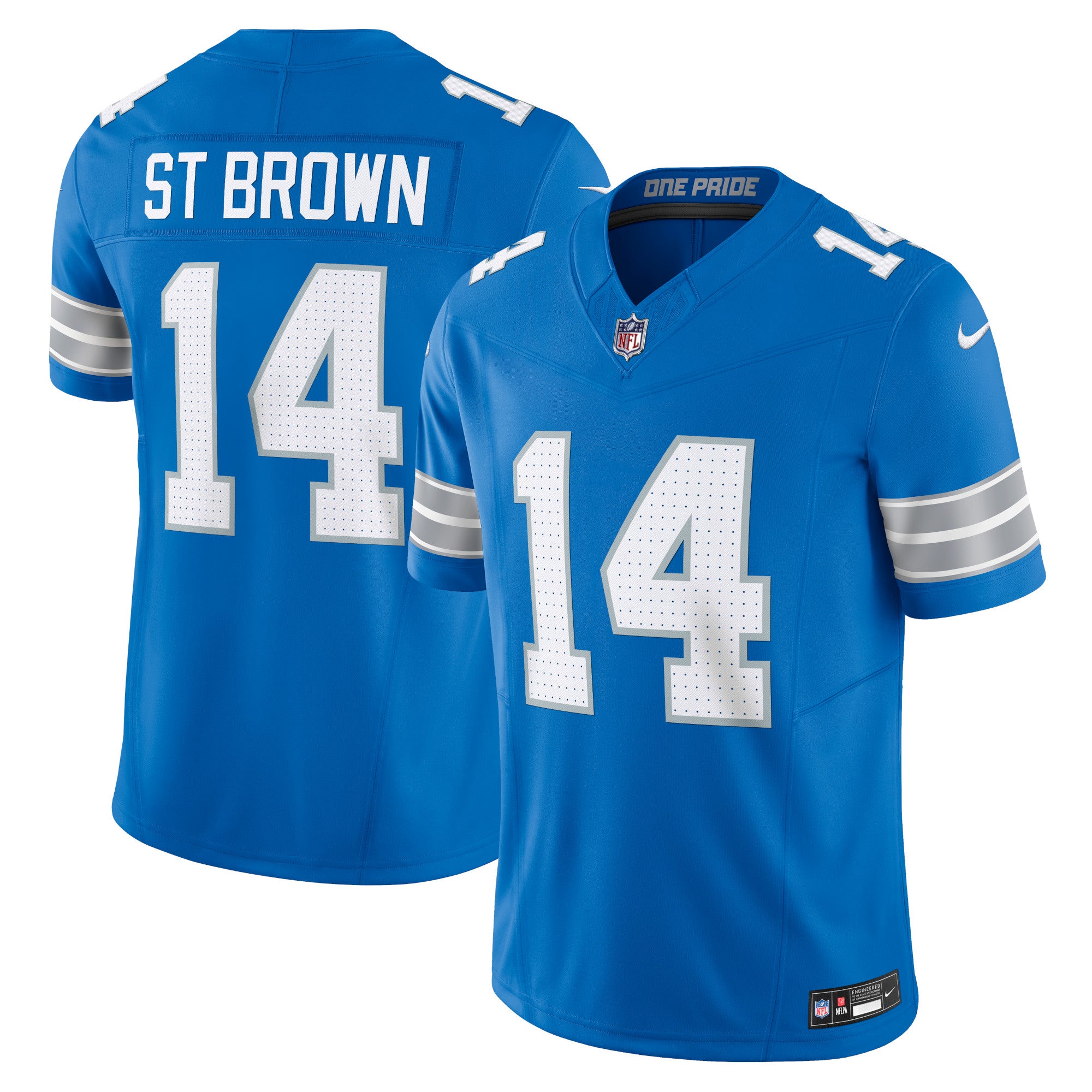 Amon-Ra St. Brown Detroit Lions Vapor F.U.S.E. Limited Jersey - Blue | Stitched Football Jersey TJS2361