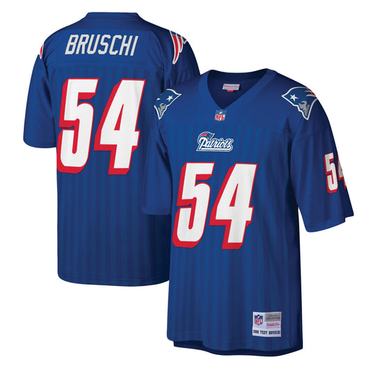 Tedy Bruschi New England Patriots M & N Legacy Replica Jersey - Royal | Stitched Football Jersey TJS2389