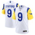 Matthew Stafford Los Angeles Rams White Game Player Jersey - White | Stitched Football Jersey TJS2277