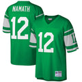 Joe Namath New York Jets M & N Big & Tall 1968 Retired Player Replica Jersey - Green | Stitched Football Jersey TJS2301
