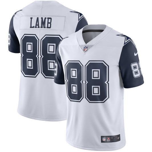 CeeDee Lamb Dallas Cowboys 2nd Alternate Vapor Limited Jersey - White | Stitched Football Jersey TJS2462