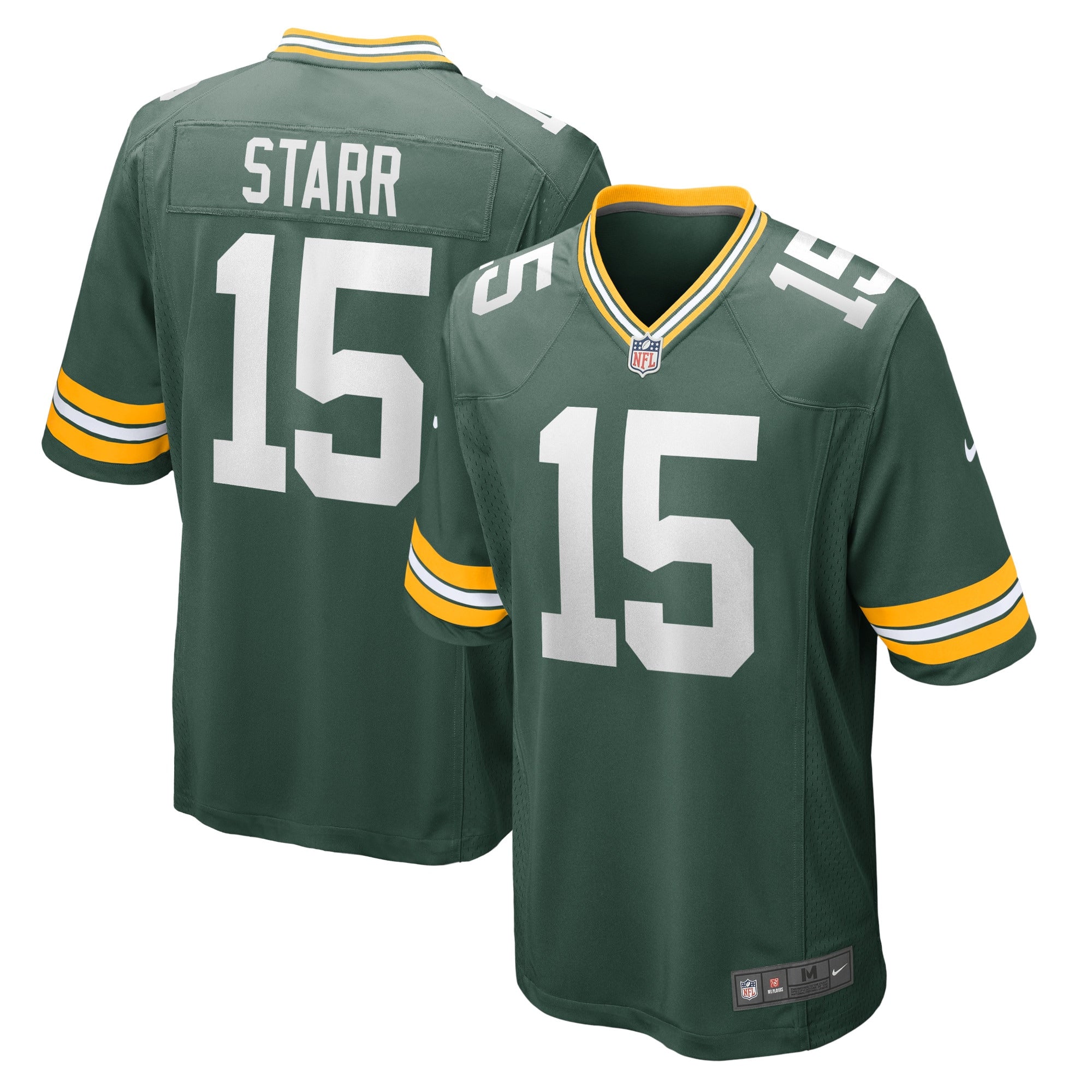 Bart Starr Green Bay Packers Retired Player Game Jersey - Green | Stitched Football Jersey TJS2347