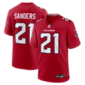 Deion Sanders Atlanta Falcons Retired Player Game Jersey - Red | Stitched Football Jersey TJS2376