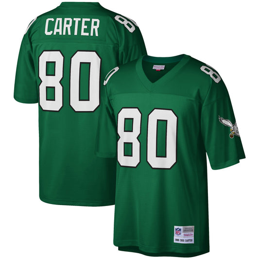 Cris Carter Philadelphia Eagles M & N Legacy Replica Jersey - Kelly Green | Stitched Football Jersey TJS2287
