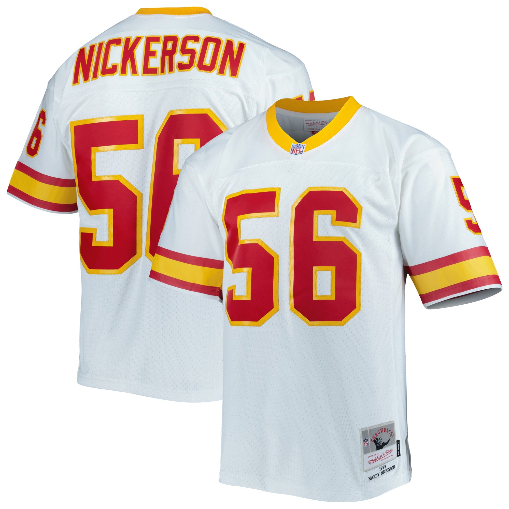 Hardy Nickerson Tampa Bay Buccaneers M & N Legacy Replica Jersey - White | Stitched Football Jersey TJS2491