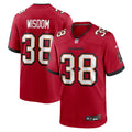 Rashad Wisdom Tampa Bay Buccaneers Team Game Jersey - Red | Stitched Football Jersey TJS2248