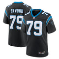 Ikem Ekwonu Carolina Panthers Game Jersey - Black | Stitched Football Jersey TJS2316