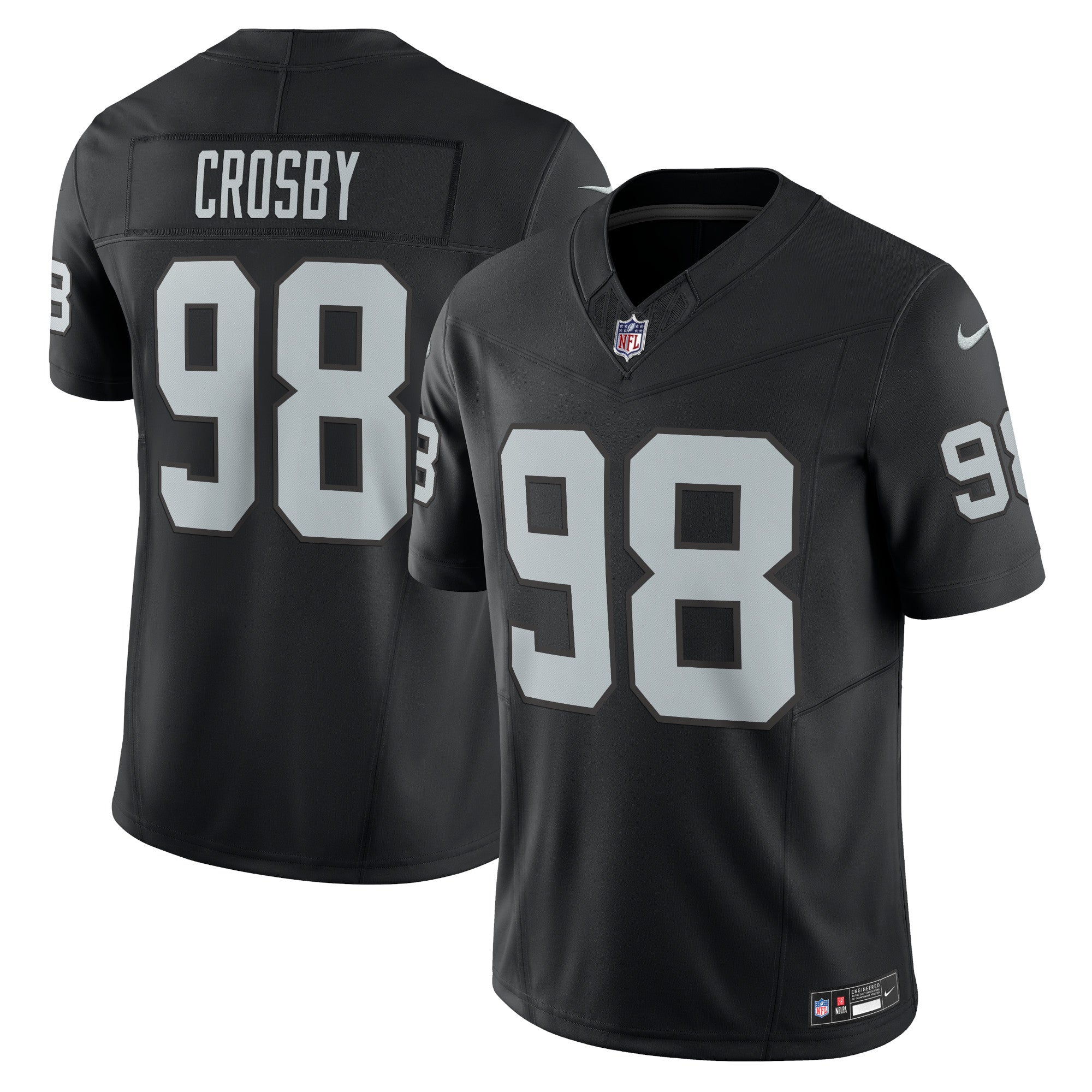 Maxx Crosby Las Vegas Raiders Vapor F.U.S.E. Limited Jersey - Black | Stitched Football Jersey TJS2307