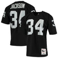 Bo Jackson Las Vegas Raiders 1990 M & N Throwback Retired Player Jersey - Black | Stitched Football Jersey TJS2357