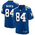 Tyler Warren Indianapolis Colts Alternate 2 Indiana Nights Game Jersey - Heather Royal | Stitched Football Jersey TJS2220