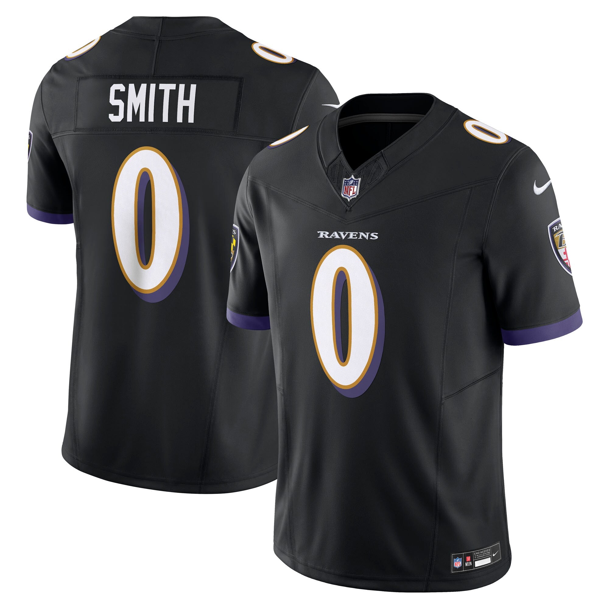 Roquan Smith Baltimore Ravens Alternate Vapor F.U.S.E. Limited Jersey - Black | Stitched Football Jersey TJS2475