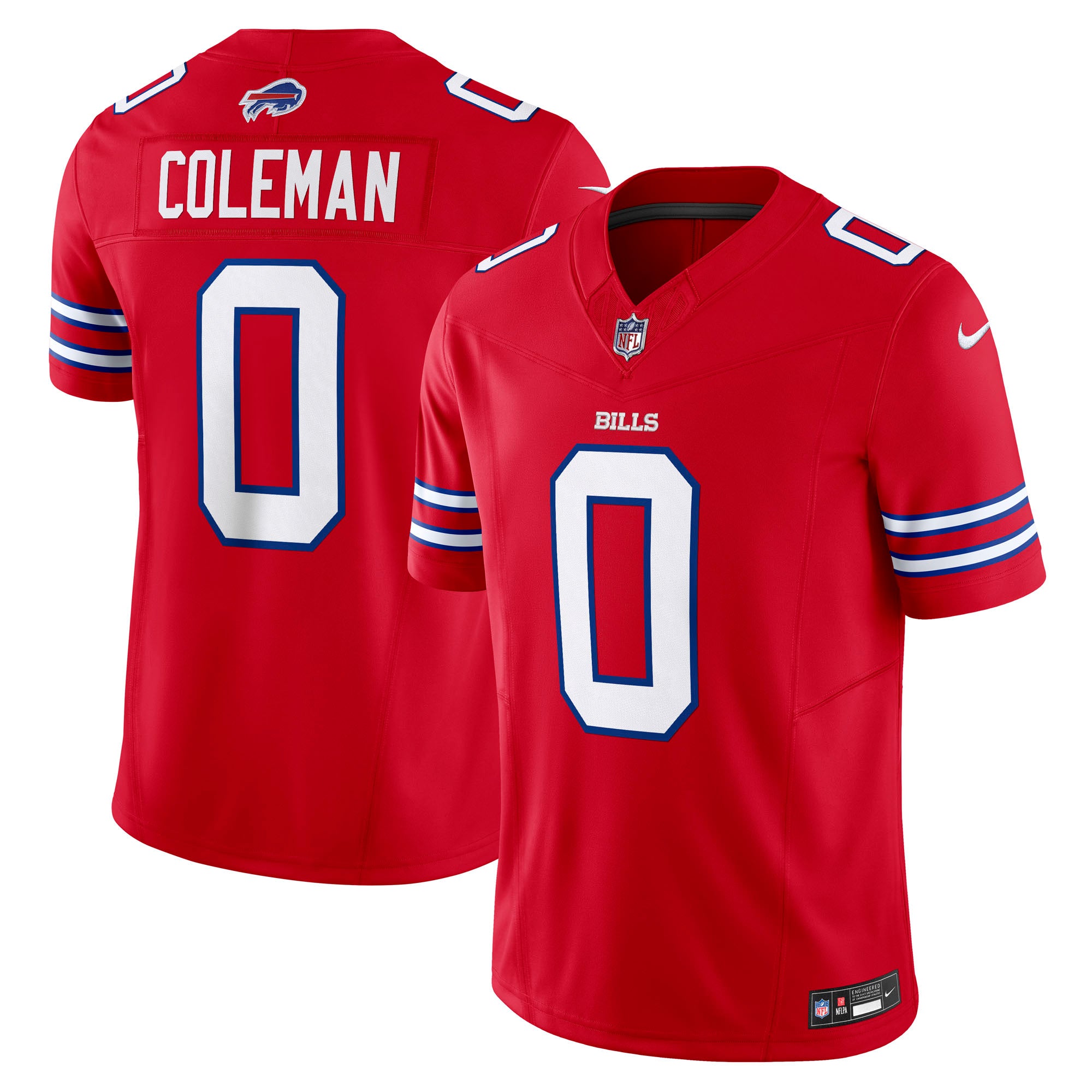 Keon Coleman Buffalo Bills Alternate Vapor F.U.S.E. Limited Jersey - Red | Stitched Football Jersey TJS2226