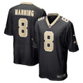 Archie Manning New Orleans Saints Retired Player Game Jersey - Black | Stitched Football Jersey TJS2204