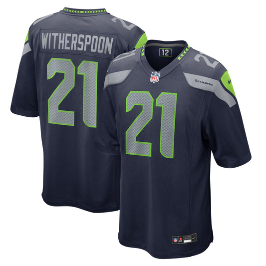 Devon Witherspoon Seattle Seahawks Game Jersey - College Navy | Stitched Football Jersey TJS2394