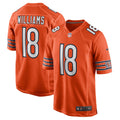 Caleb Williams Chicago Bears Alternate Player Game Jersey - Orange | Stitched Football Jersey TJS2469