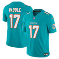 Jaylen Waddle Miami Dolphins Vapor F.U.S.E. Limited Jersey - Aqua | Stitched Football Jersey TJS2366