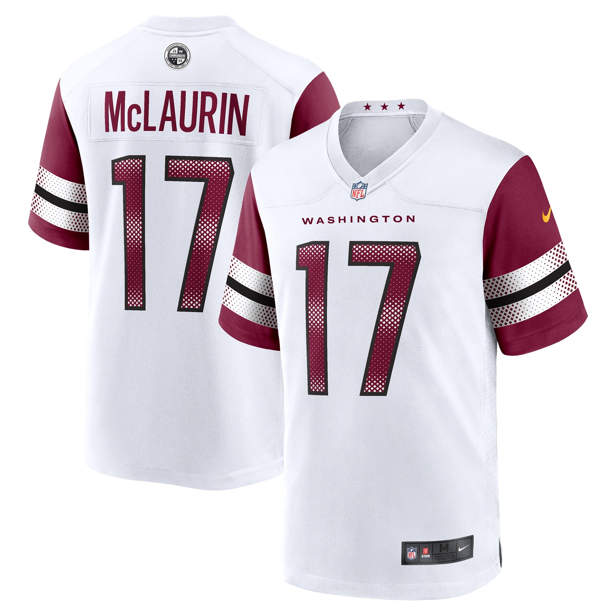 Terry McLaurin Washington Commanders Game Jersey - White | Stitched Football Jersey TJS2396