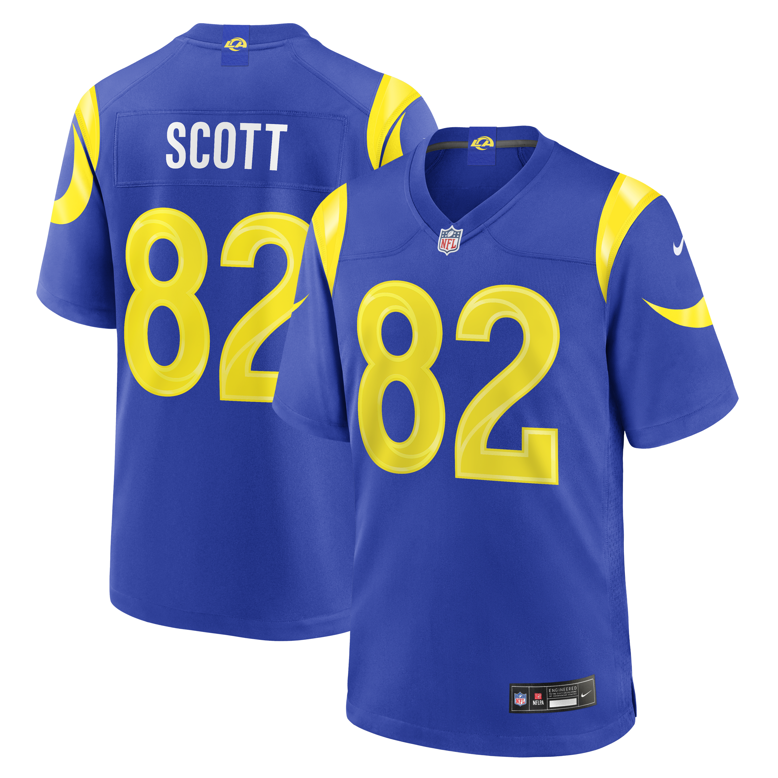 Tyler Scott Los Angeles Rams Team Game Jersey - Royal | Stitched Football Jersey TJS2286