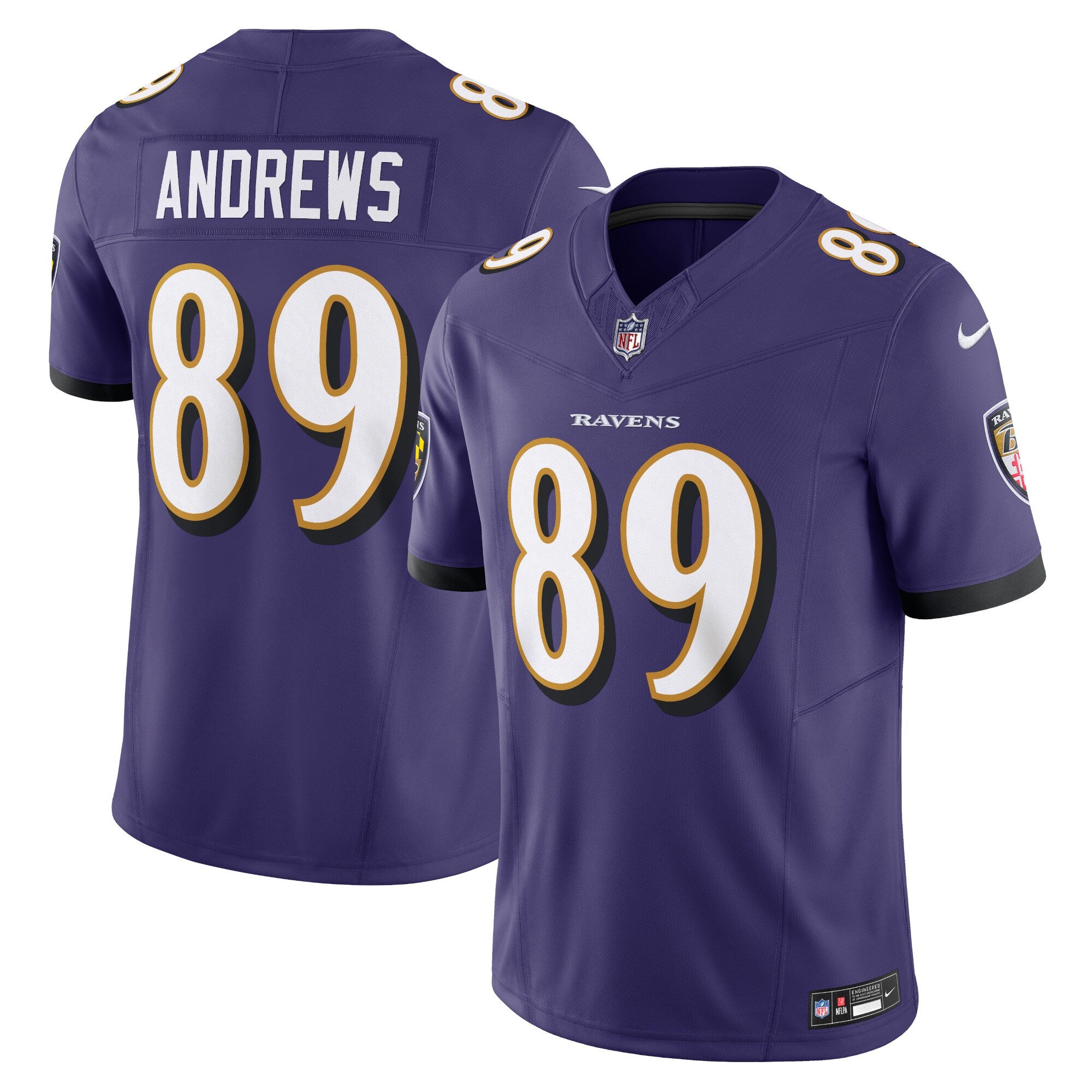 Mark Andrews Baltimore Ravens Vapor F.U.S.E. Limited Jersey - Purple | Stitched Football Jersey TJS2403