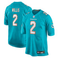 Malik Willis Miami Dolphins Game Jersey - Aqua | Stitched Football Jersey TJS2344
