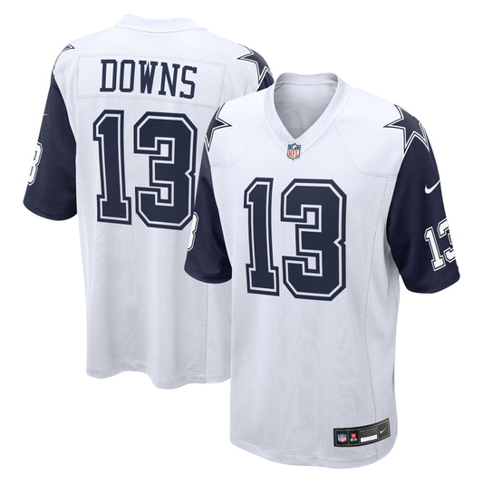 Caleb Downs Dallas Cowboys Game Jersey Game Jersey - White | Stitched Football Jersey TJS2346