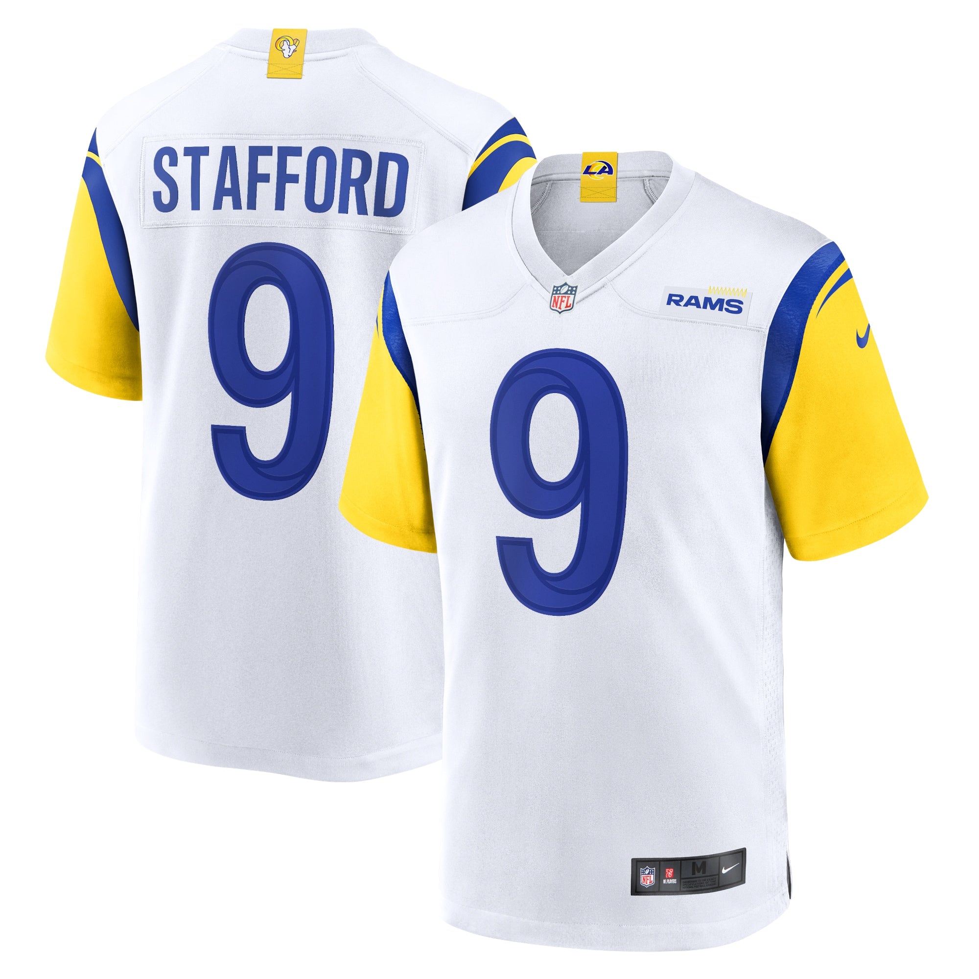 Matthew Stafford Los Angeles Rams Alternate Game Jersey - White | Stitched Football Jersey TJS2230