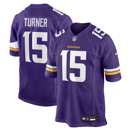 Dallas Turner Minnesota Vikings Game Jersey - Purple | Stitched Football Jersey TJS2289