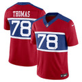 Andrew Thomas New York Giants Alternate Vapor F.U.S.E. Limited Jersey - Century Red | Stitched Football Jersey TJS2432
