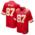 Travis Kelce Kansas City Chiefs Game Jersey - Red | Stitched Football Jersey TJS2299