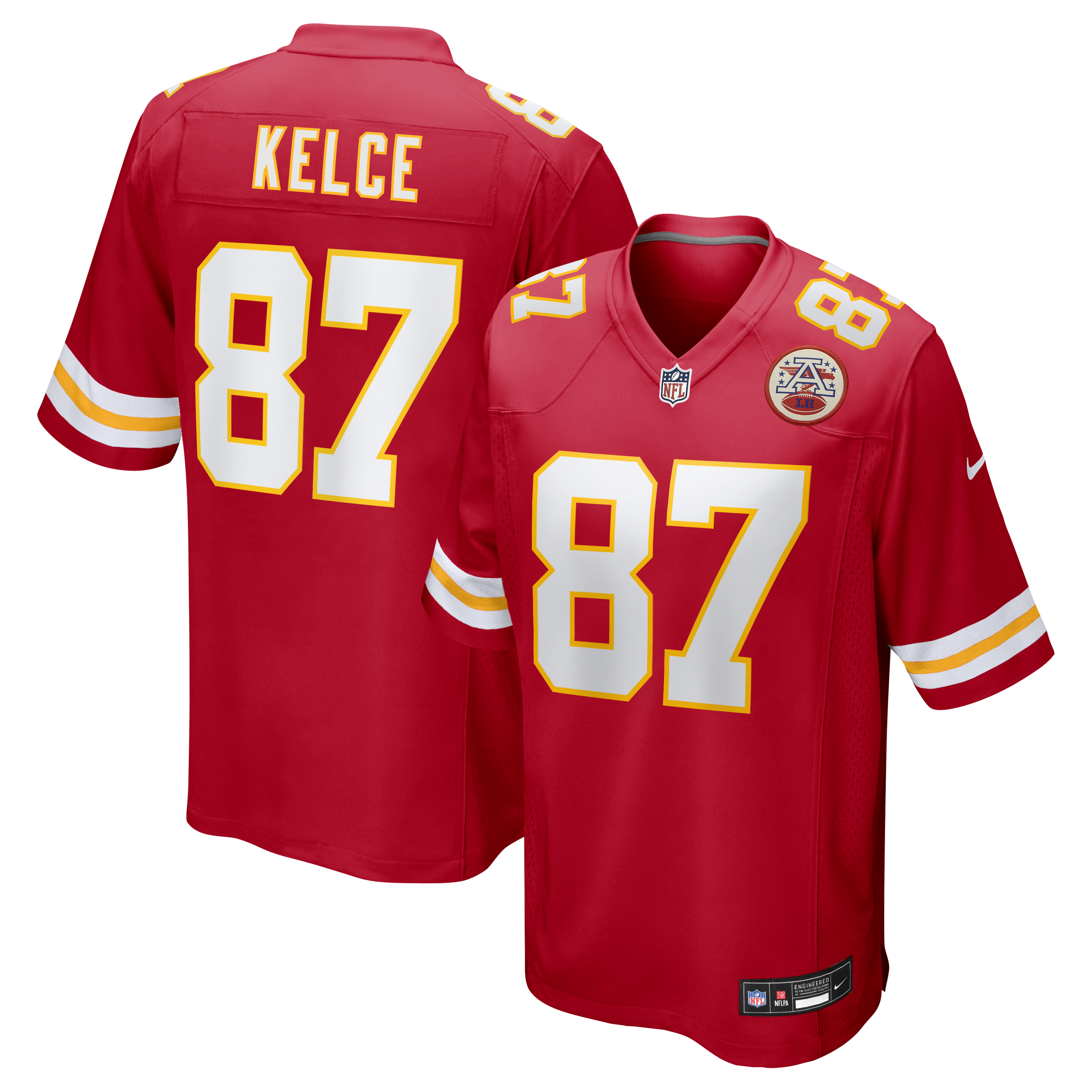 Travis Kelce Kansas City Chiefs Game Jersey - Red | Stitched Football Jersey TJS2299