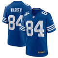 Tyler Warren Indianapolis Colts Alternate Game Jersey - Royal | Stitched Football Jersey TJS2341