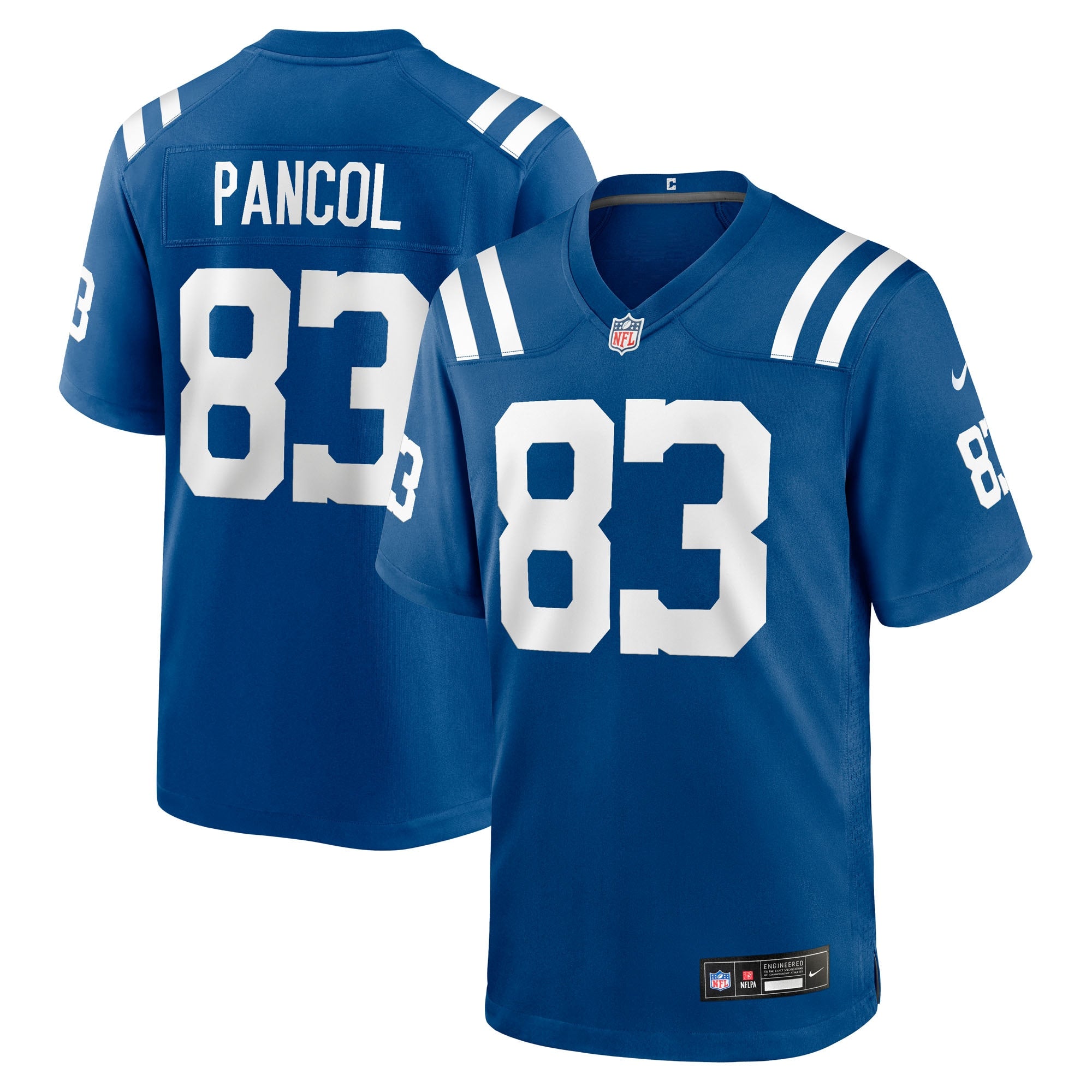 Eli Pancol Indianapolis Colts Team Game Jersey - Royal | Stitched Football Jersey TJS2219