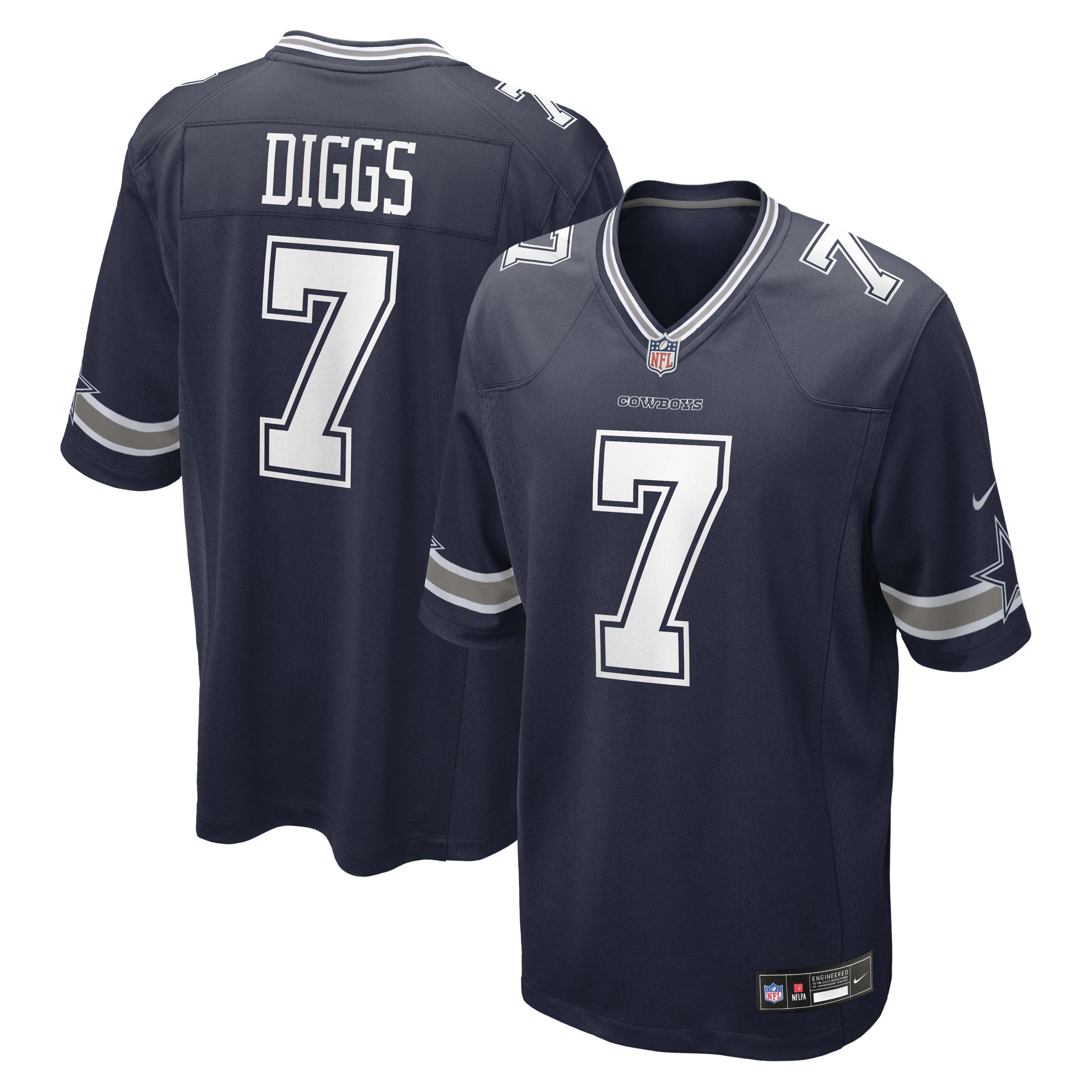 Trevon Diggs Dallas Cowboys Atmosphere Fashion Game Jersey - Gray | Stitched Football Jersey TJS2303