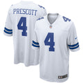 Dak Prescott Dallas Cowboys Game Team Jersey - White | Stitched Football Jersey TJS2463
