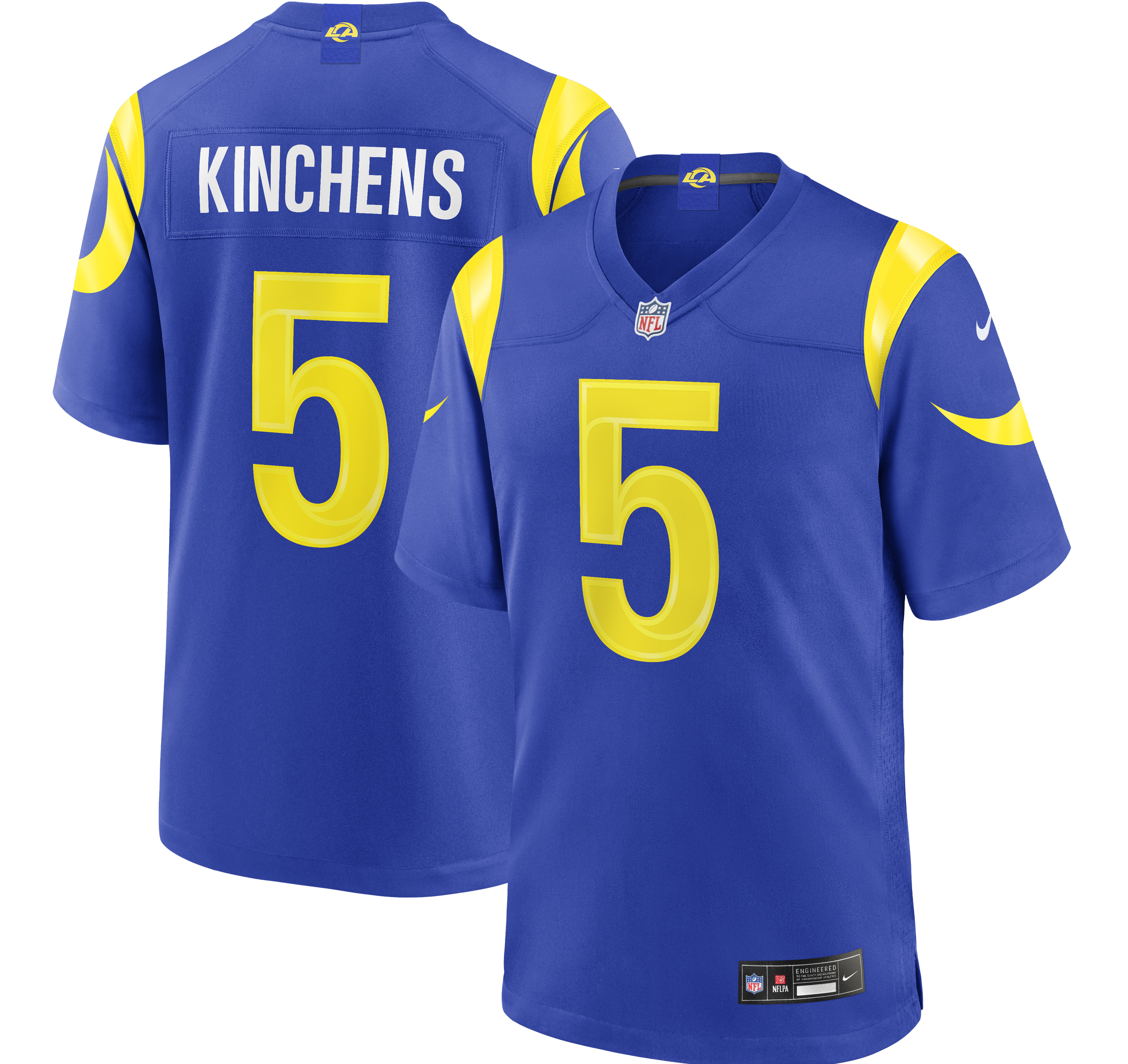 Kamren Kinchens Los Angeles Rams Team Game Jersey - Royal | Stitched Football Jersey TJS2335