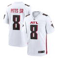 Kyle Pitts Sr. Atlanta Falcons White Game Jersey - White | Stitched Football Jersey TJS2238