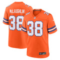 Jaleel McLaughlin Denver Broncos Mile High Collection 1977 Throwback Player Game Jersey - Orange | Stitched Football Jersey TJS2402