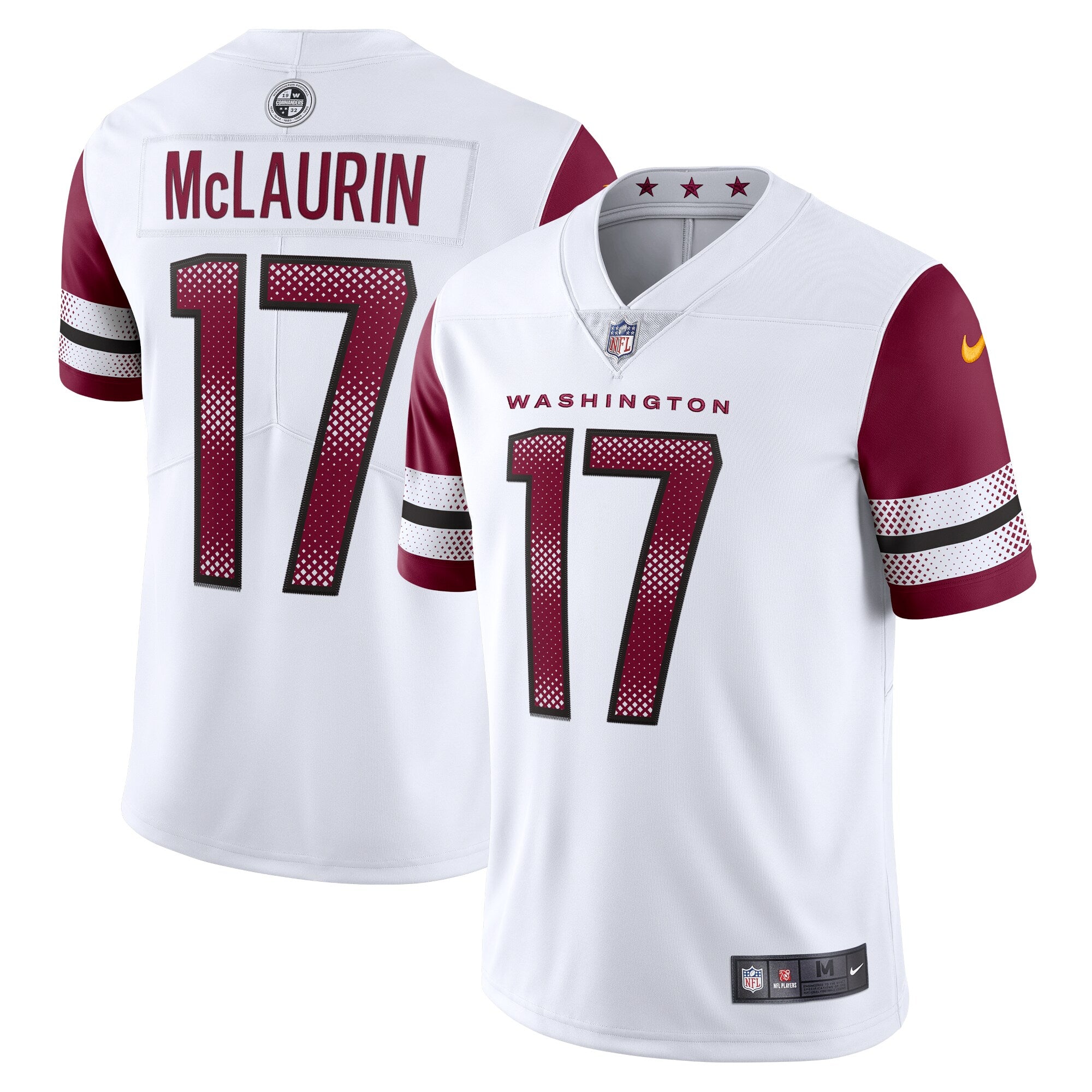 Terry McLaurin Washington Commanders Vapor Limited Jersey - White | Stitched Football Jersey TJS2290