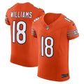 Caleb Williams Chicago Bears Alternate Vapor F.U.S.E. Elite Jersey - Orange | Stitched Football Jersey TJS2400