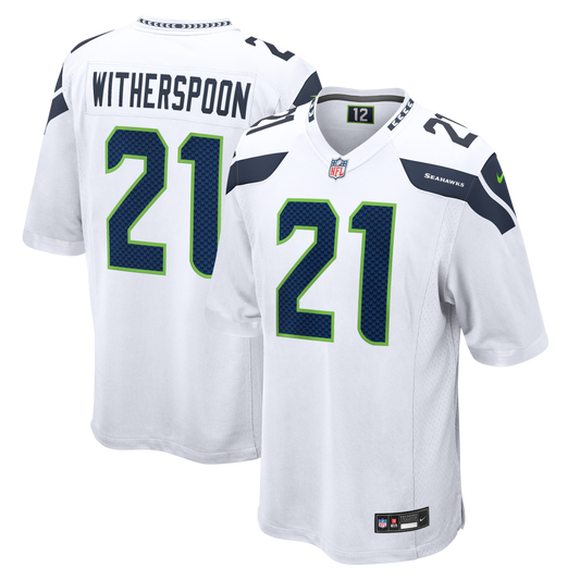 Devon Witherspoon Seattle Seahawks Game Jersey - White | Stitched Football Jersey TJS2458