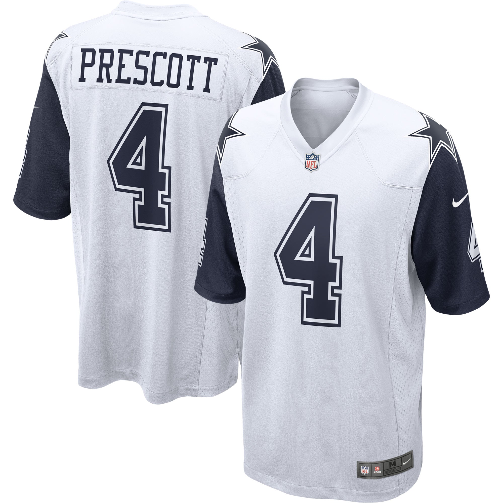 Dak Prescott Dallas Cowboys Alternate Game Team Jersey - White | Stitched Football Jersey TJS2472