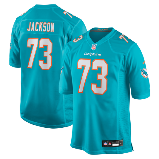 Austin Jackson Miami Dolphins Game Jersey - Aqua | Stitched Football Jersey TJS2246