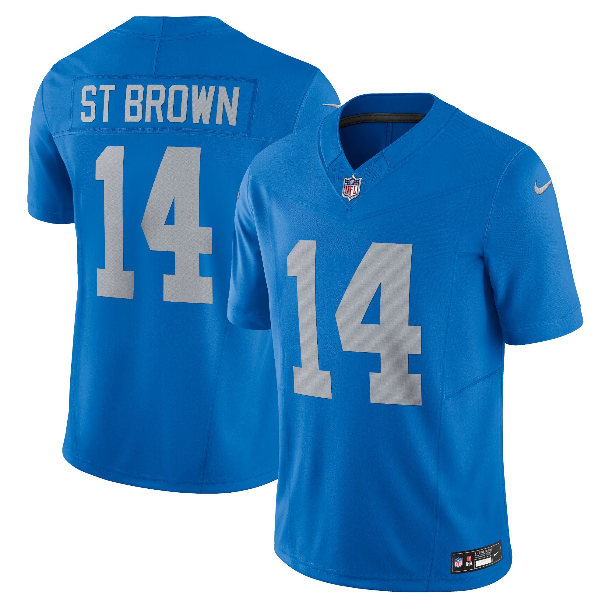 Amon-Ra St. Brown Detroit Lions Vapor F.U.S.E. Alternate Limited Jersey - Blue | Stitched Football Jersey TJS2354