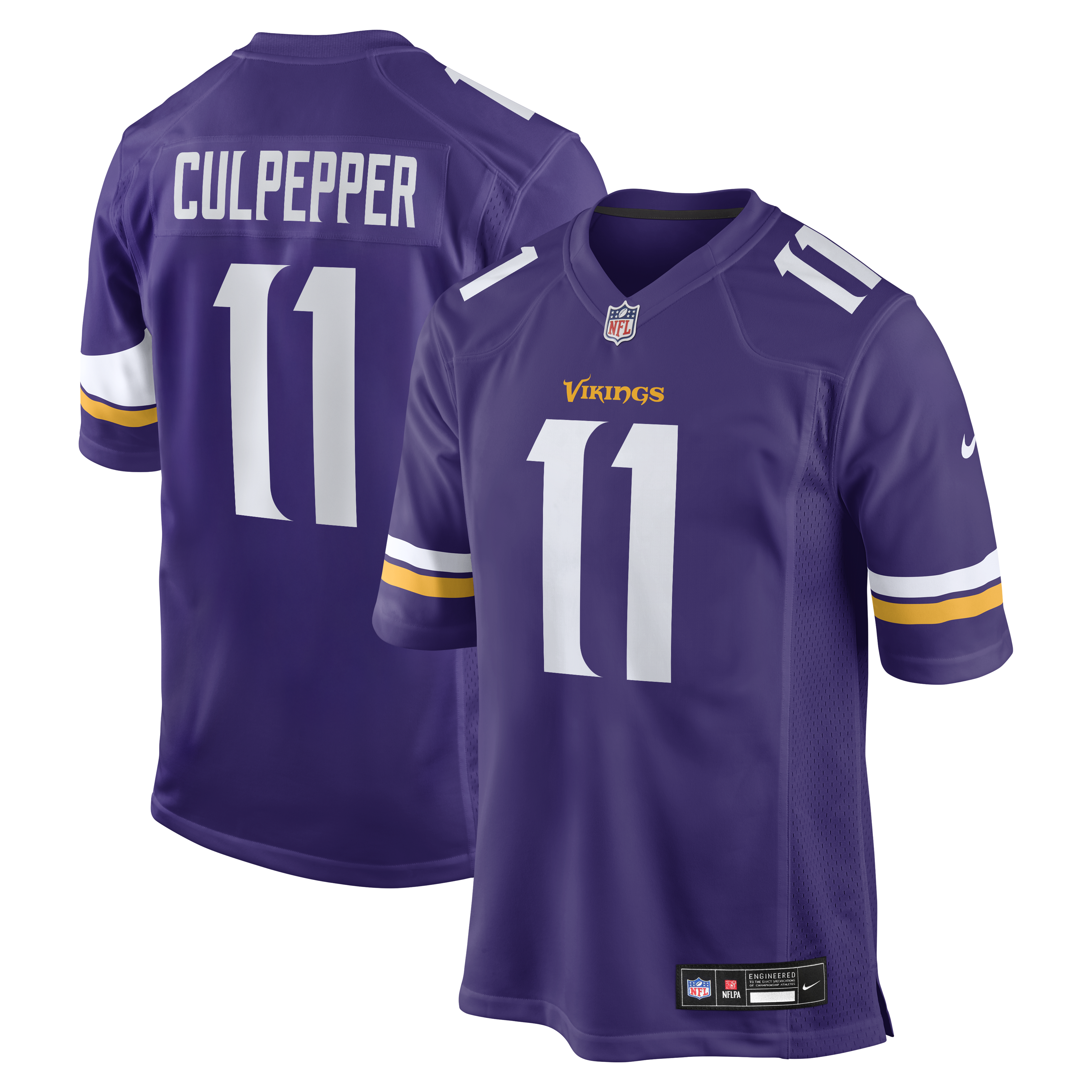 Daunte Culpepper Minnesota Vikings Game Retired Player Jersey - Purple | Stitched Football Jersey TJS2444