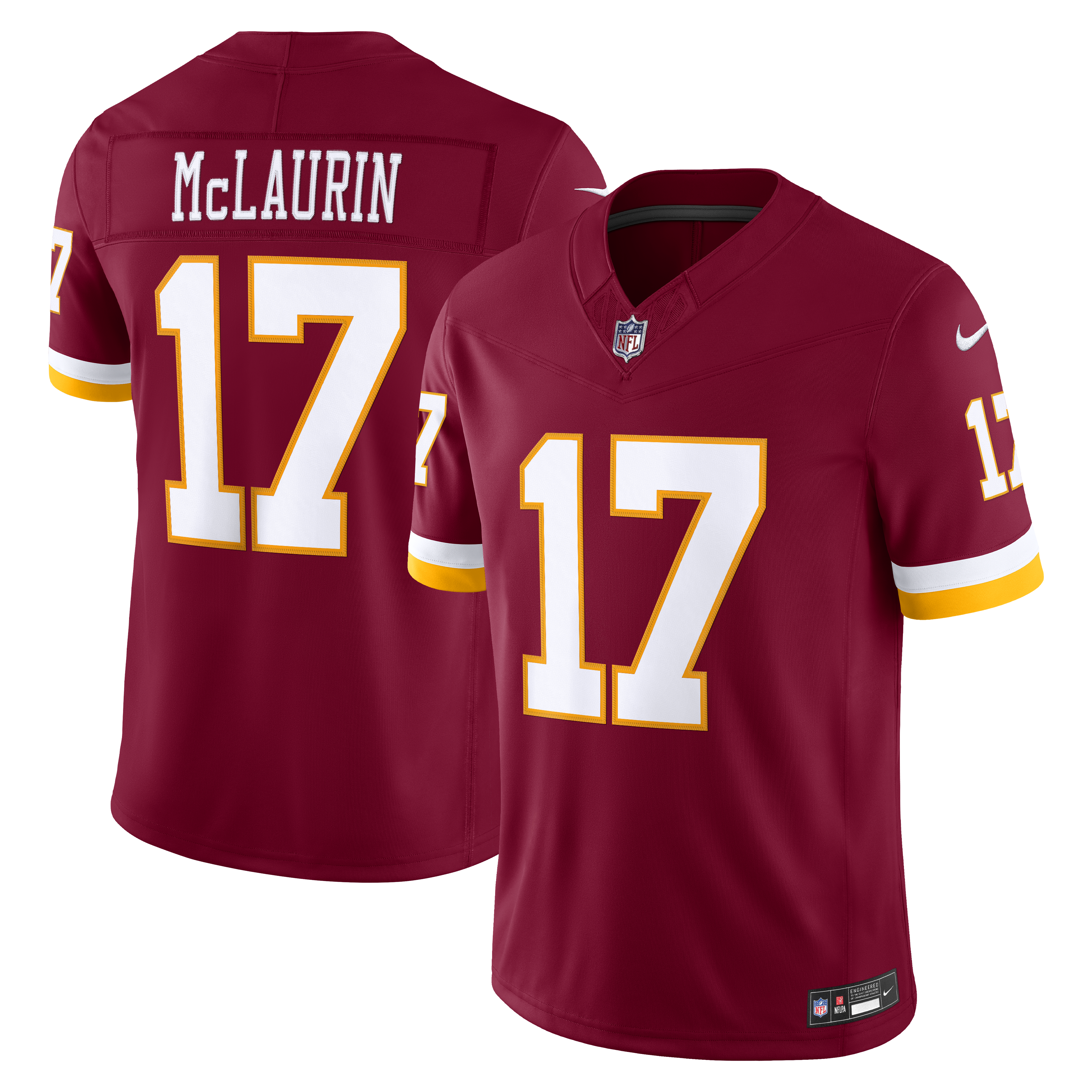 Terry McLaurin Washington Commanders Vapor F.U.S.E. Stitched Limited Jersey - Burgundy | Stitched Football Jersey TJS2423