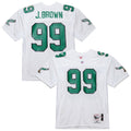 Jerome Brown Philadelphia Eagles M & N 1991 Throwback Retired Player Jersey - White | Stitched Football Jersey TJS2482