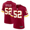 Sonny Styles Washington Commanders 2026 NFL Draft First Round Pick No. 7 Team Game Jersey - Burgundy | Stitched Football Jersey TJS2266